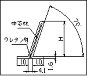 図: T型桟角度つきCAD2